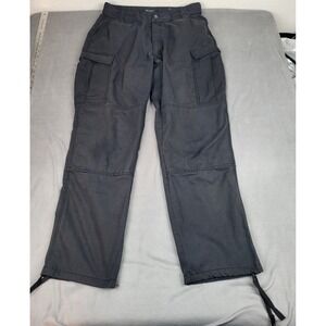 Vintage 511 Tactical Series Pants Mens 35 39 (32 28) Black Ripstop Stretch Cargo